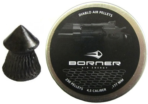 BORNER Diabolo 4.5 mm 0.49 g 250 pcs