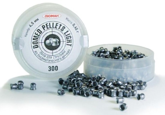 Luman Domed Pellets 4.5 mm 0.45 g 300 pcs