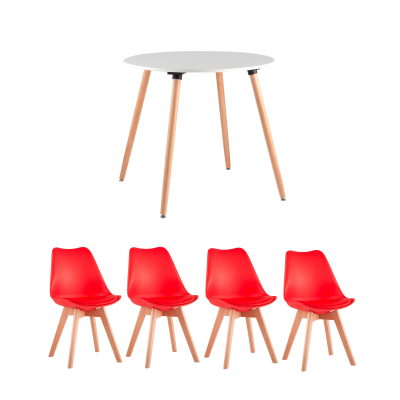 Stool Group ���� Oslo Round WT 80 ��, 4 ����� FRANKFURT ���� �������, ����