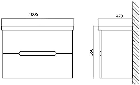 ����� ��� ���������� BelBagno Soft 100