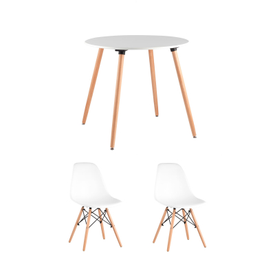 Stool Group Oslo, ������� ����� 80 ��, 2 ����� Eames DSW �����