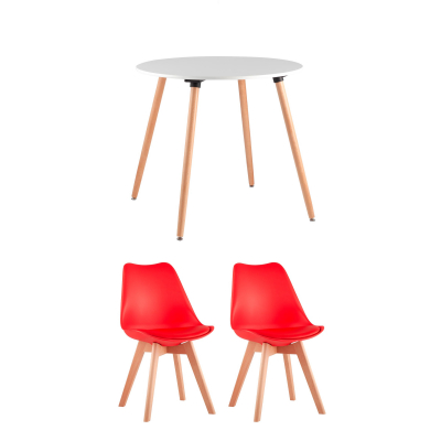 Stool Group ���� Oslo Round WT 80 ��, 2 ����� FRANKFURT ���� �������, ����