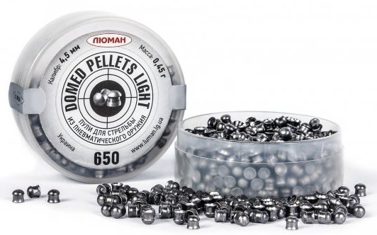 Luman Domed Pellets 4.5 mm 0.45 g 650 pcs