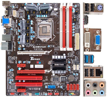 ����������� ����� Biostar TZ77A