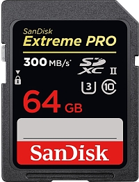 ����� ������ SanDisk Extreme Pro 2000x SDXC UHS-II [Extreme Pro 2000x SDXC UHS-II 64Gb]