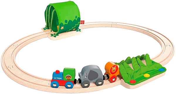 �������� / �������� ������ Hape Jungle Train Journey Set E3800