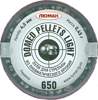 Luman Domed Pellets 4.5 mm 0.45 g 650 pcs