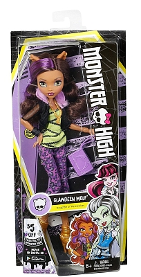 ����� Monster High First Day of School Clawdeen Wolf DVH23