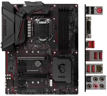 ����������� ����� MSI Z270 GAMING M3