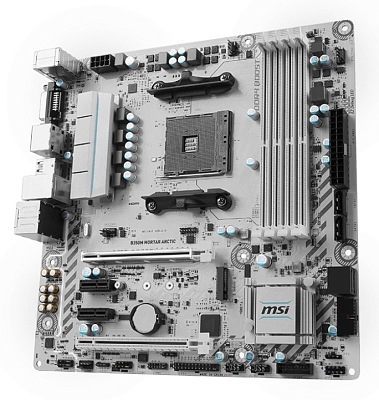 ����������� ����� MSI B350M MORTAR ARCTIC
