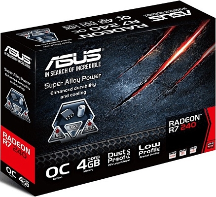 ���������� Asus Radeon R7 240 R7240-OC-4GD3-L