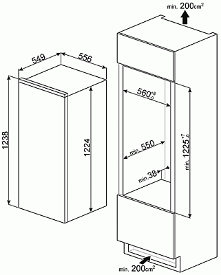 ������������ ����������� Smeg SD 7205SLD2P