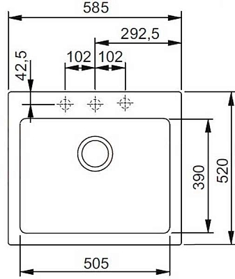 �������� ����� Franke Maris MRG 610-58