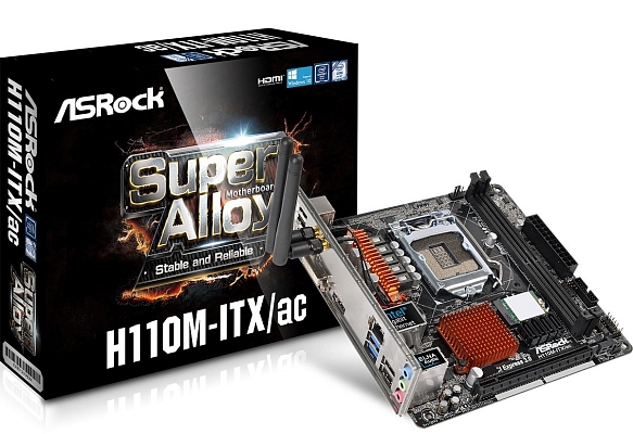 ����������� ����� ASRock H110M-ITX/ac