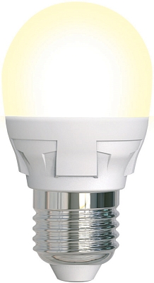 Uniel LED-G45 7W/3000K/E27/FR/DIM PLP01WH