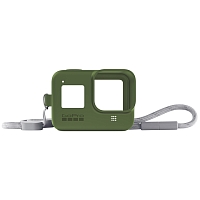 GoPro Sleeve + Lanyard HERO8 Green (AJSST-005)