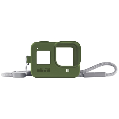 GoPro Sleeve + Lanyard HERO8 Green (AJSST-005)