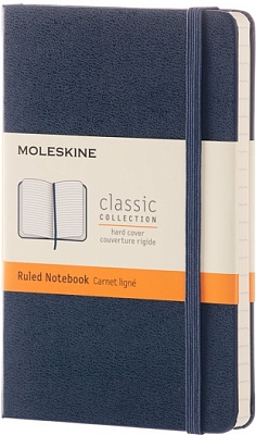 ������� Moleskine Ruled Notebook Pocket Sapphirine