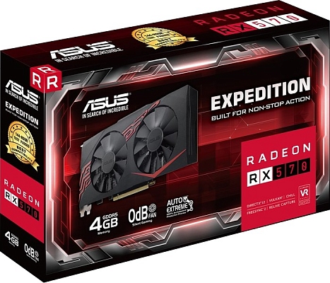 ���������� Asus Radeon RX 570 EX-RX570-O4G