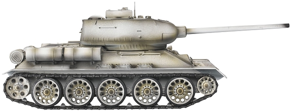 ���� �� ��������������� Taigen T-34/85 Winter Metal Edition 1:16