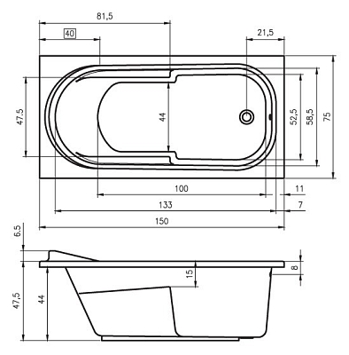 ����� RIHO Columbia [Columbia 160x75]