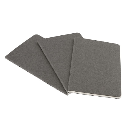 ������� Moleskine Set of 3 Ruled Cahier Journals Pocket Grey