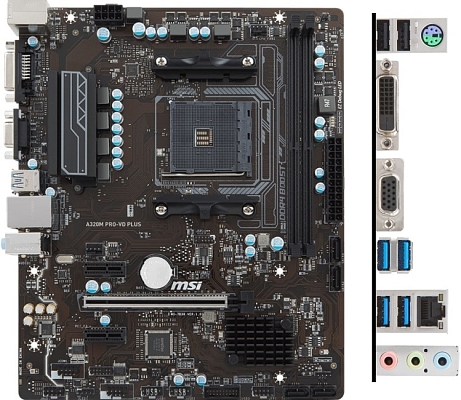 ����������� ����� MSI A320M PRO-VD PLUS