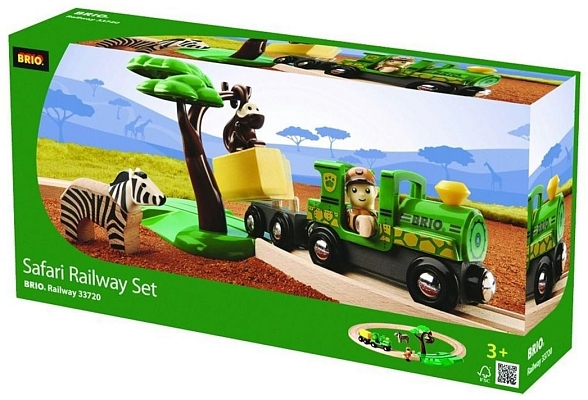 �������� / �������� ������ BRIO Safari Railway Set 33720