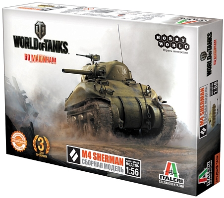 ������� ������ Hobby World M4 Sherman (1:56)