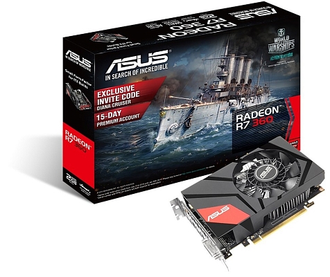 ���������� Asus Radeon R7 360 MINI-R7360-2G