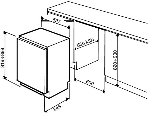 ������������ ����������� ������ Smeg VI 100P1