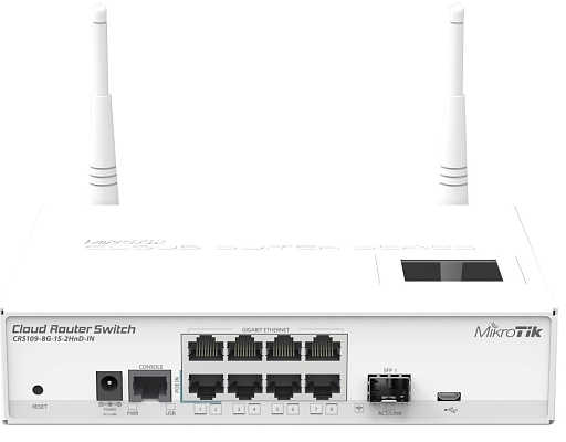 Wi-Fi ������� MikroTik CRS109-8G-1S-2HnD-IN