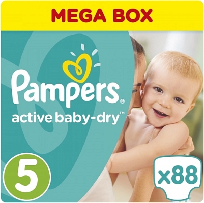 ���������� Pampers Active Baby-Dry 5 [Active Baby-Dry 5 / 88 pcs]