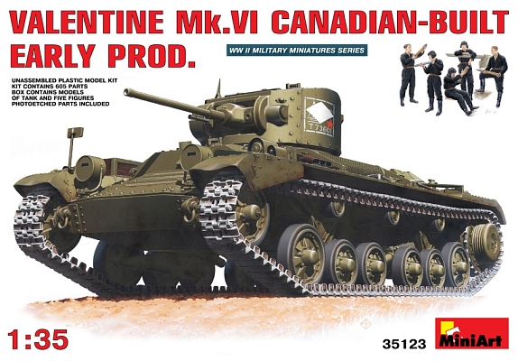 ������� ������ MiniArt Valentine Mk.VI Canadian-Built Early Prod. (1:35)