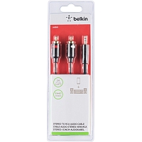 Belkin Jack 3.5 ����/2xRCA ���� 2� (F3Y116BT2M)