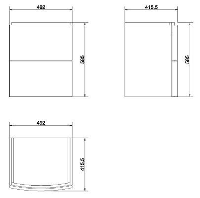 ����� ��� ���������� Cersanit Easy Easy 70