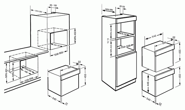 ������������ ������������� ���� Smeg SC 45M-2