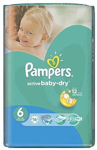 ���������� Pampers Active Baby-Dry 6 [Active Baby-Dry 6 / 16 pcs]