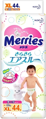 ���������� Merries Diapers XL [Diapers XL / 44 pcs]