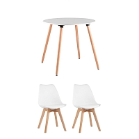 Stool Group ���� Oslo Round WT 80 ��, 2 ����� FRANKFURT �����