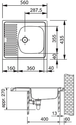 �������� ����� Franke Eurostar ETL 611-56