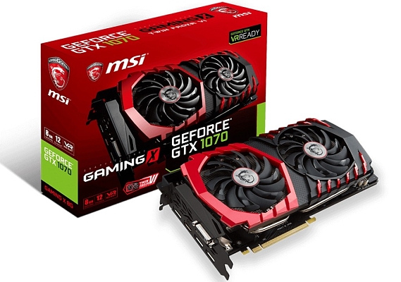 ���������� MSI GTX 1070 Gaming X 8G