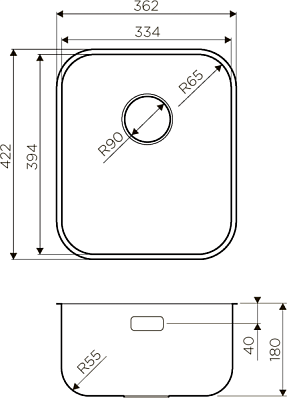�������� ����� Omoikiri Omi 36-U