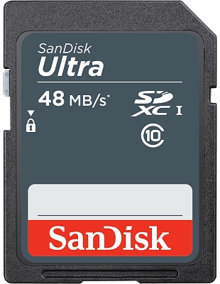 ����� ������ SanDisk Ultra 48 MB/s SDXC Class 10 UHS-I [Ultra 48 MB/s SDXC Class 10 UHS-I 64Gb]