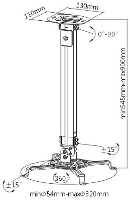 ��������� ��� ��������� Brateck PRB-18M