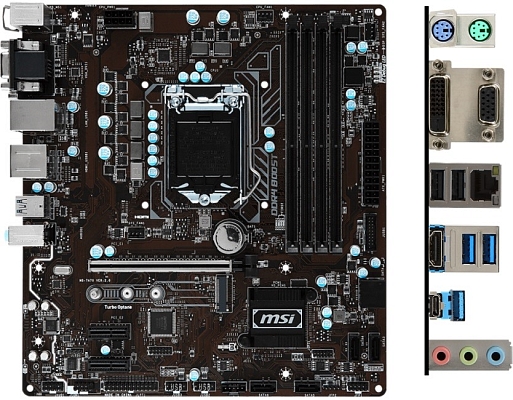 ����������� ����� MSI B250M PRO-VDH