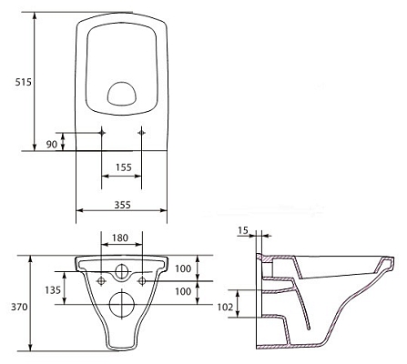 ������ Cersanit Easy W