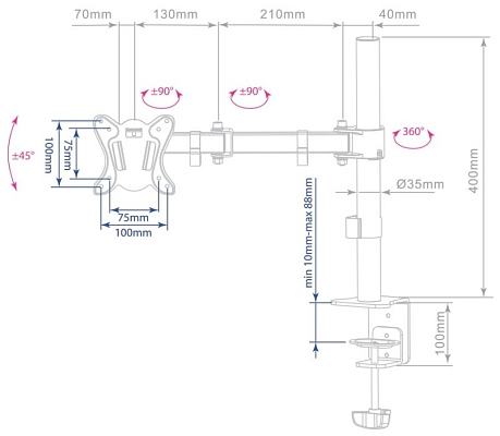 ���������/��������� ARM MEDIA LCD-T12