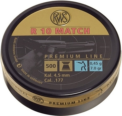 RWS R10 Match 4.5 mm 0.45 g 500 pcs