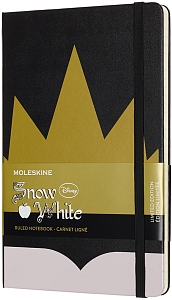 ������� Moleskine Snow White Ruled Notebook Black